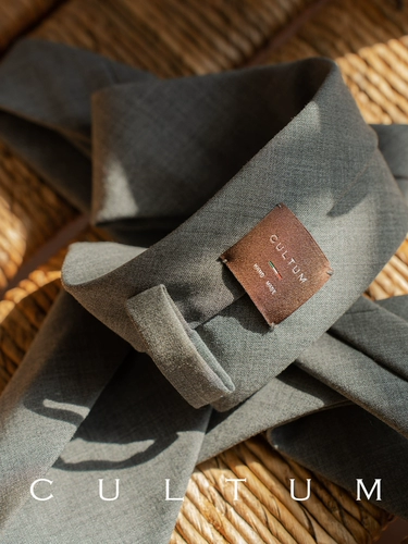 Мужской классический шерстяной галстук ручной работы, модная рубашка, Италия