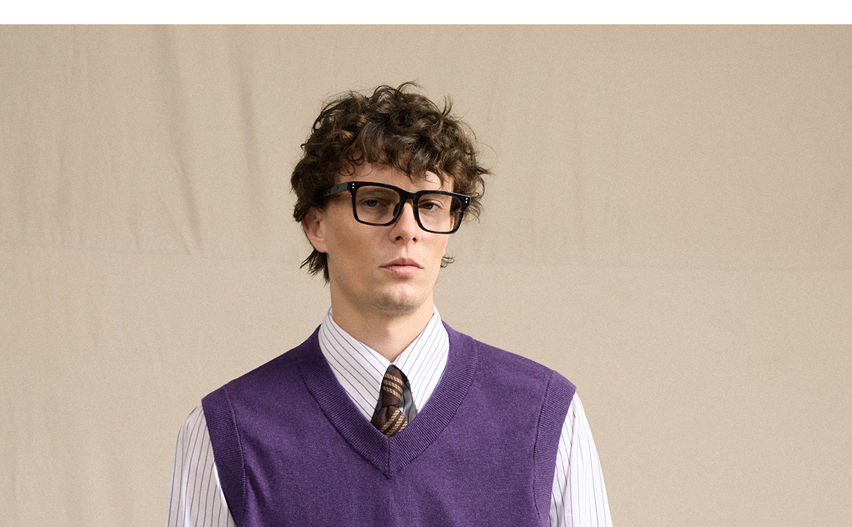 CULTUM V-Neck Knit Sweater Vest