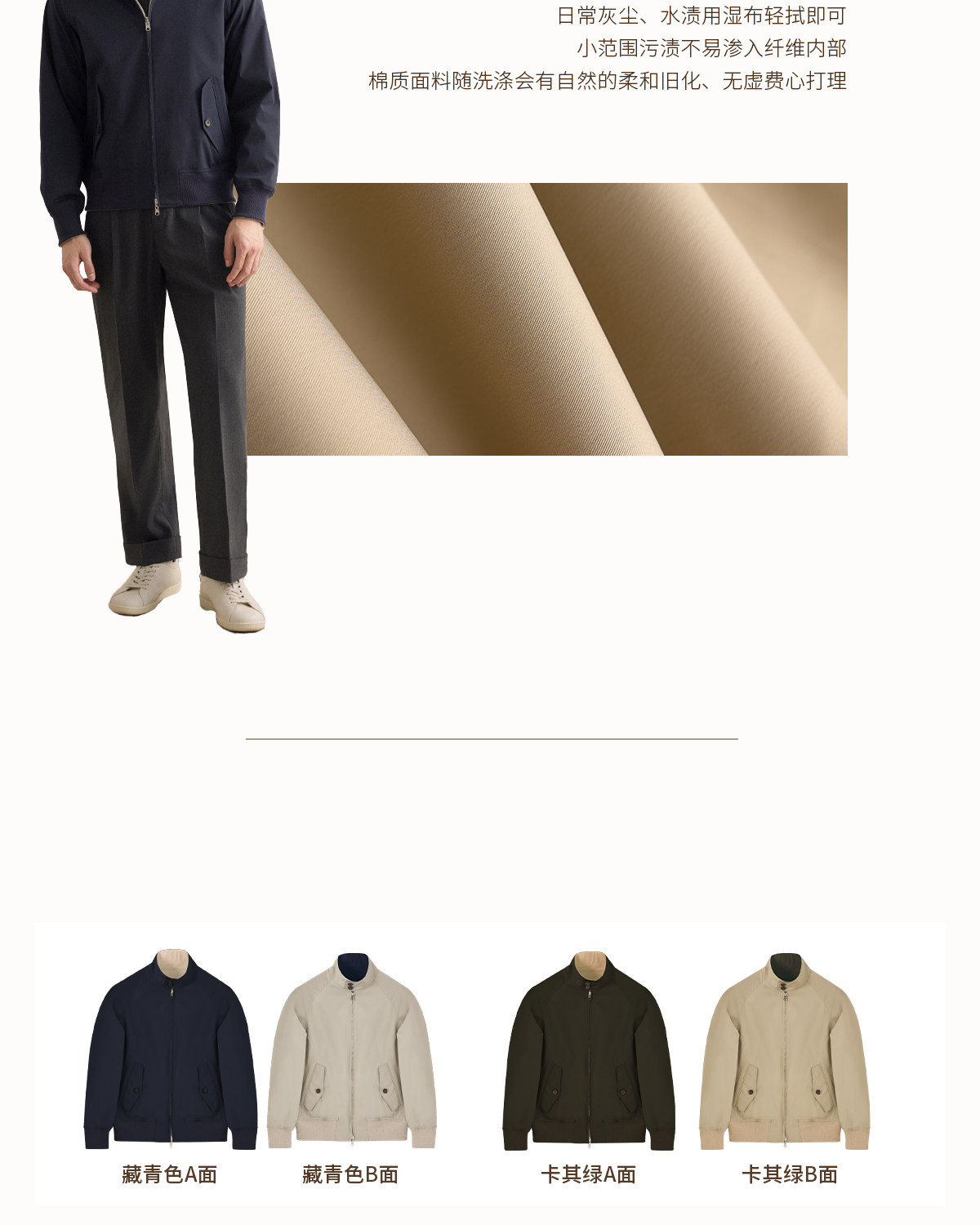 CULTUM Reversible Harrington Jacket