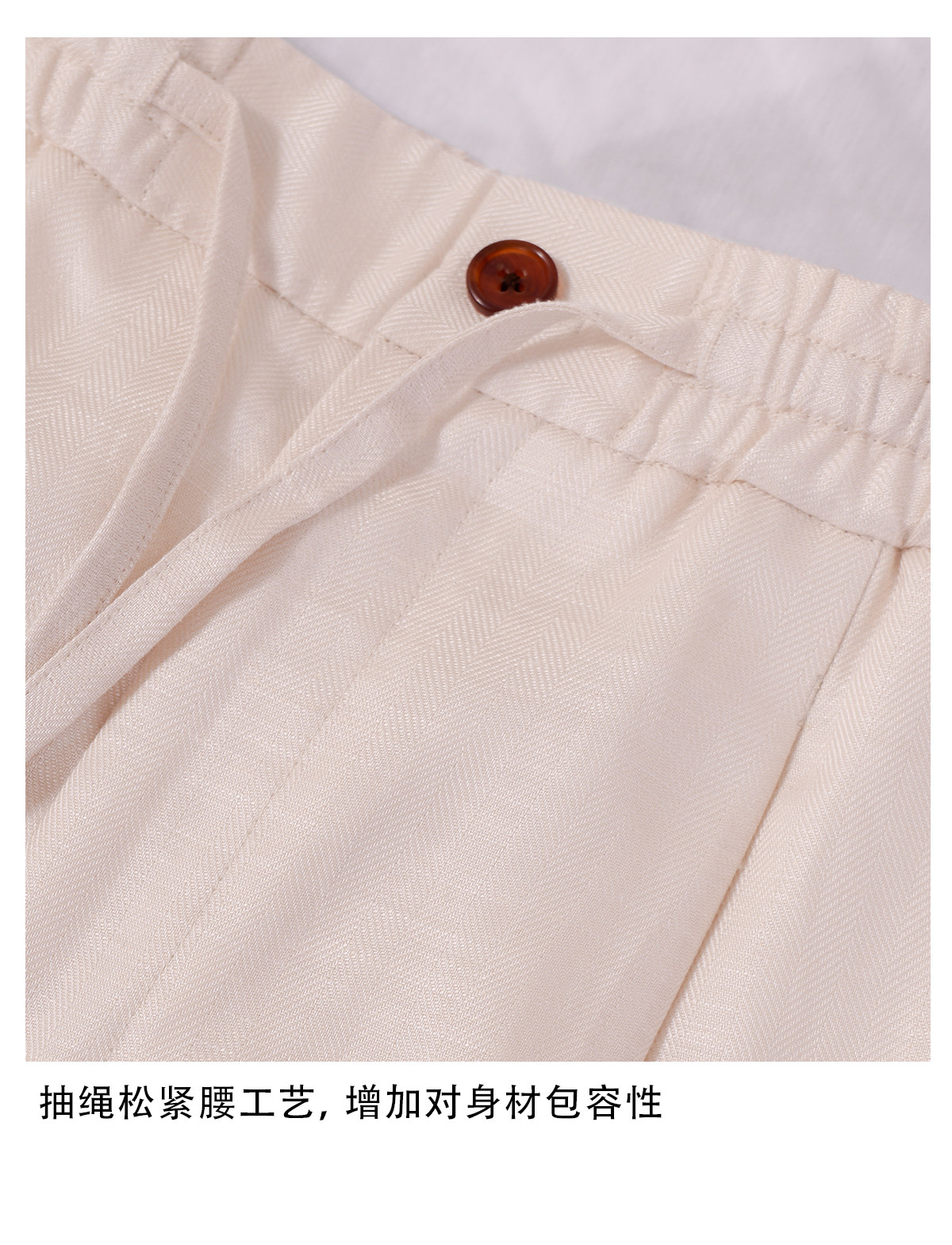 Ленивое расслабление воздухопроницаемый лен натуральный шелк Cultum Minimalist Old Qianfeng драпировка шнурок брюки мужской 