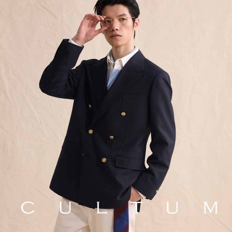 【Machine Washable Wool】Cultum Blazer Suit Vintage Casual Autumn Winter Men's Single/Double Breasted Suit Jacket