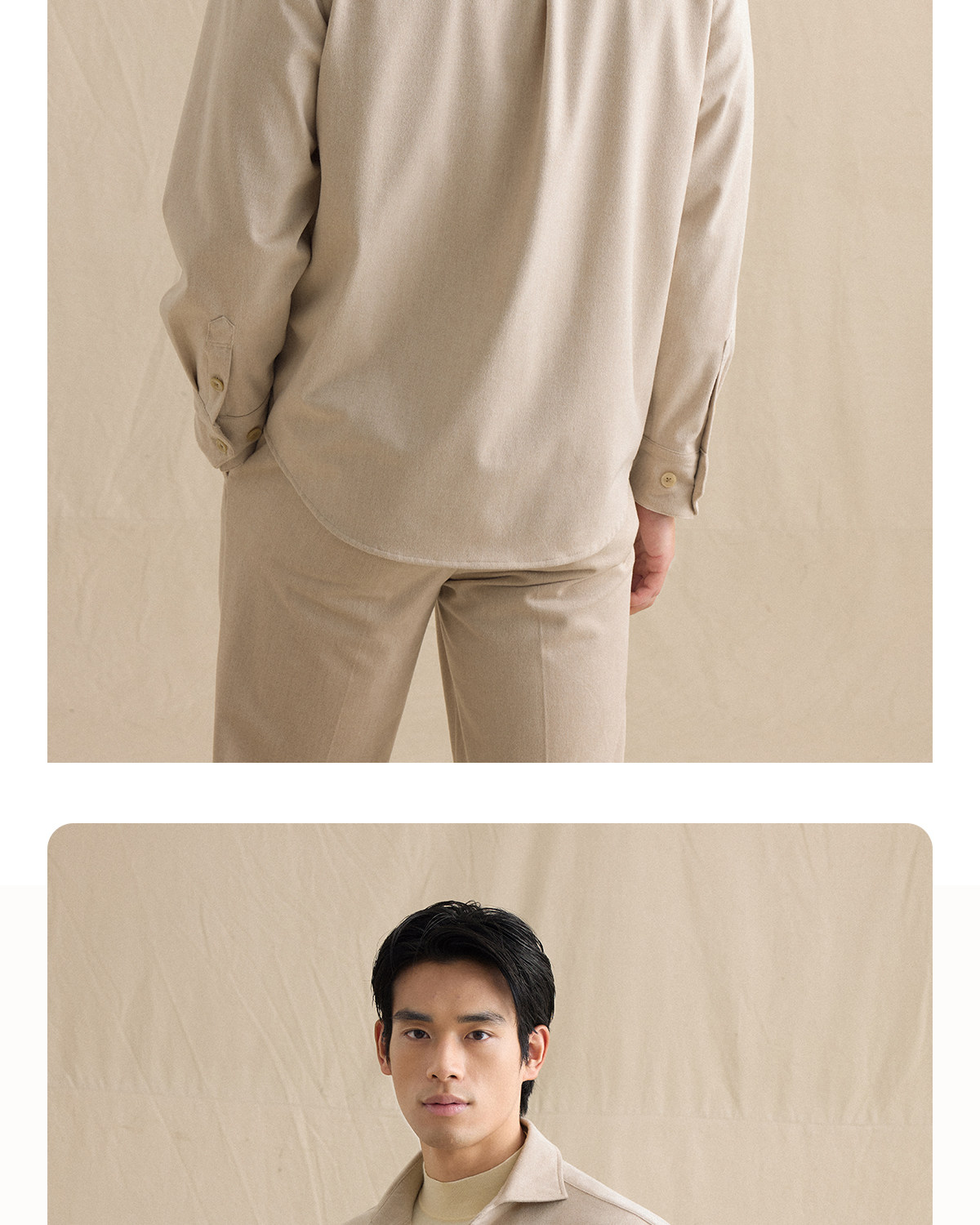 CULTUM Wool-Blend Shirt Jacket