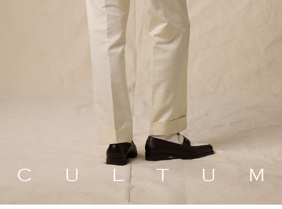 CULTUM Straight-Leg Pleated Trousers