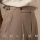 CULTUM ບໍ່ມີທາດເຫຼັກ Italian trousers ດ່ຽວສໍາລັບທຸລະກິດຜູ້ຊາຍ pants elastic ບາດເຈັບແລະ