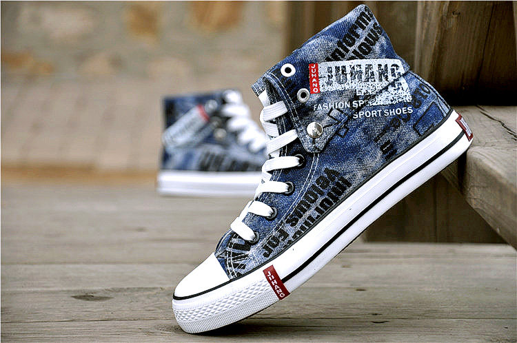 baskets homme - semelle caoutchouc - Ref 958282 Image 3