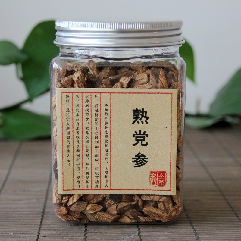 Cooked party ginseng tea on the party ginseng can be paired with astragalus angelica farmhouse sulfur-free wild Lu party ginseng fragment rice fried party ginseng