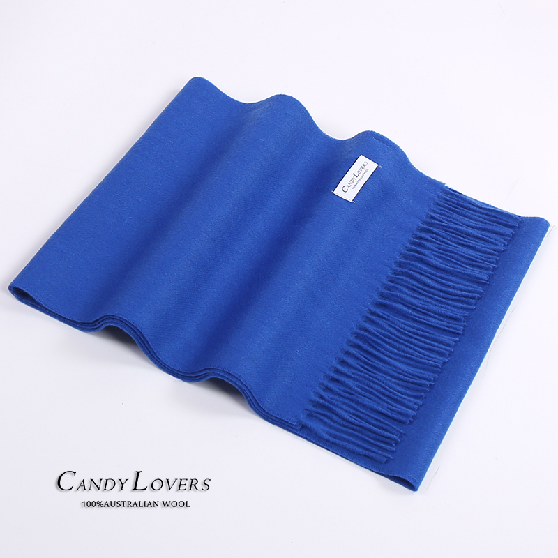 2024 New Blue 100% Wool Scarf for Women, Thickened for Winter, Versatile, Men's Cashmere Neck Warmer, Klein Blue 2024 New Blue 100% Wool Scarf for Women, Thickened for Winter, Versatile, Men's Cashmere Neck Warmer, Klein Blue