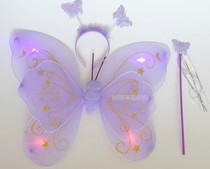 Balala little magic fairy wings double glitter Angel color butterfly wings girl little magic fairy princess wings