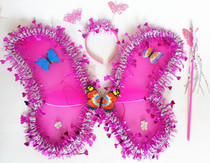 Childrens Day Angel Dance Dress Performance Dress Up Props Butterfly Wings Flower Fairy Costume No Gold Powder