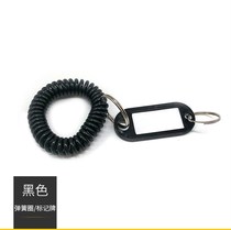Indoor spring with commercial storage card Color key ring Cabinet lock listing bathhouse trap waiting ring Wrist rope