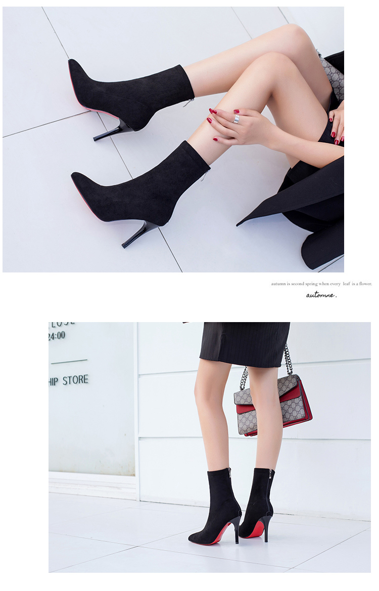 Bottes mi-saison femme      en Caoutchouc - Ref 3249996 Image 11