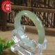 Hàng hóa tự nhiên Hàng hóa ngọc bích Liêu Ninh dải phẳng dải mực ngọc bích Vòng đeo tay loại băng huỳnh quang miệng phẳng cung cấp đặc biệt - Vòng đeo tay Cuff chuỗi trầm hương