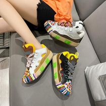 Agan Shoes 2022 new retro leather personality graffiti brand footwear paddy sports