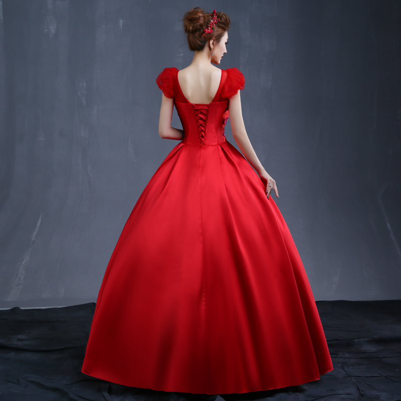 Robe du soir manche bouffante - Ref 3210284 Image 5