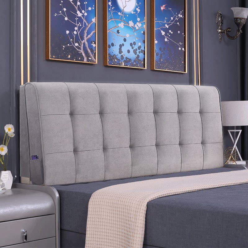 Headboard Large cushion Double backrest All-bag headboard Soft bag tatami Padded Waist Triangle Thickened by Pillow-Taobao