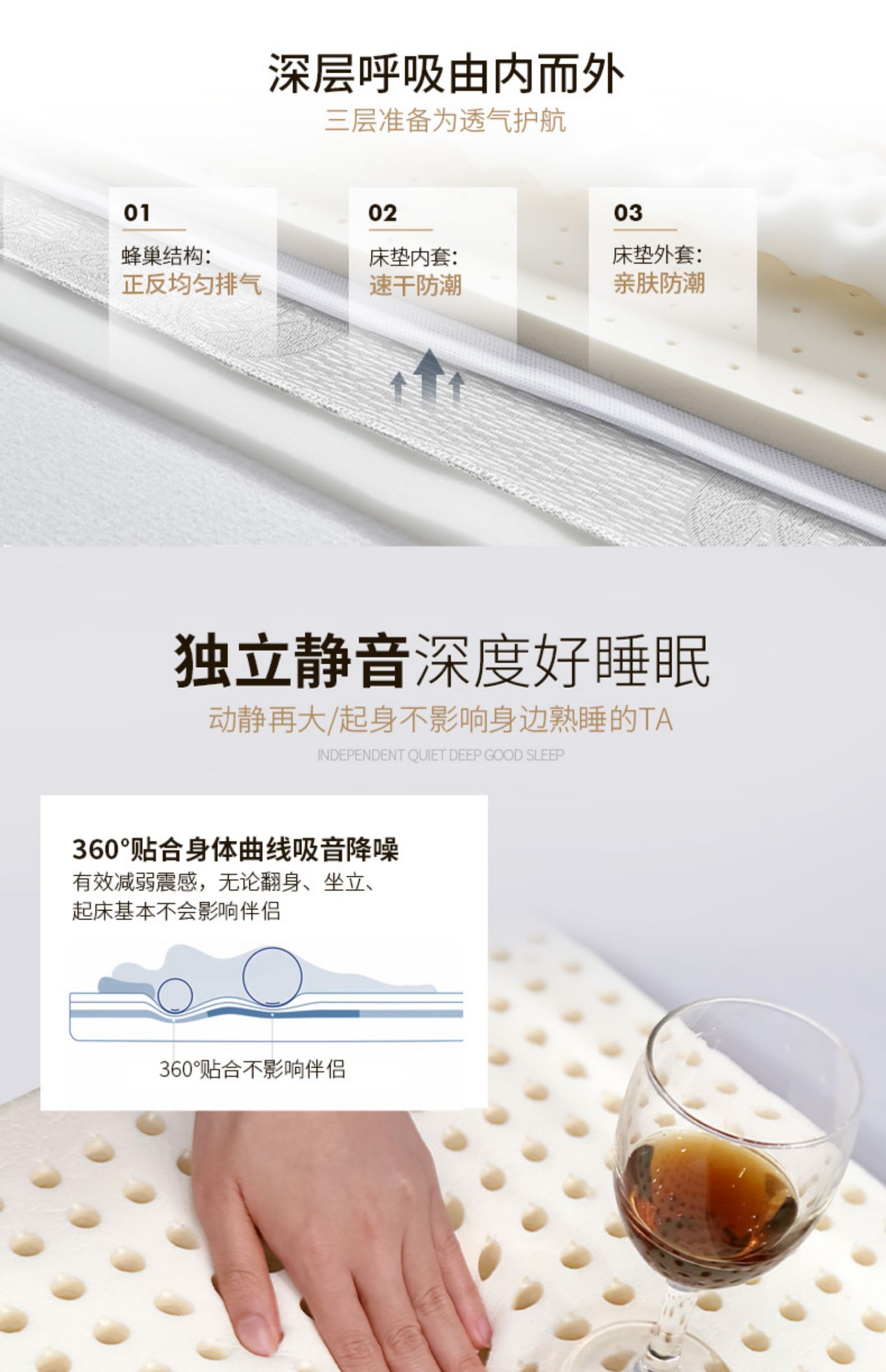 SW Malaysia nguyên gốc nhập khẩu nệm cao su bảy vùng tất cả đệm cao su thiên nhiên nguyên chất 5cm10cm không phải Thái Lan - Nệm nệm cao su giá rẻ