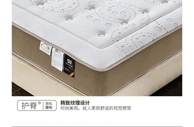 Sweetnight đay khó bảo vệ cột sống của trẻ em nệm cũ 1,5 m 1,8m Simmons thảm mùa xuân - Nệm nệm ngủ trải sàn
