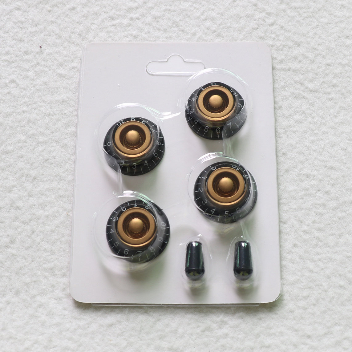 Dongli Electric Guitar Accessories LP Potentiometer Hat Black White Volume Volume Replacement Knob Set