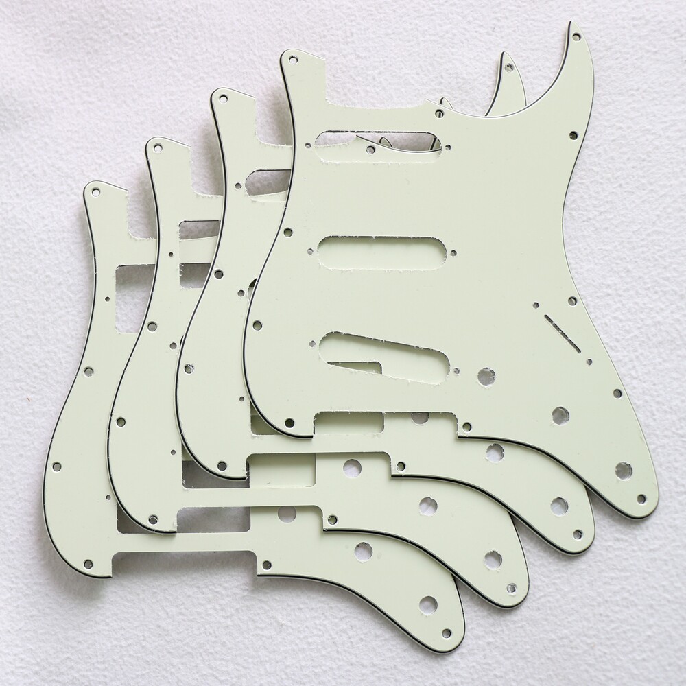 Звукосниматель 东礼strat吉他护板3单复古绿色ssh面板sq双双美芬可用hsh配螺丝 Donlis