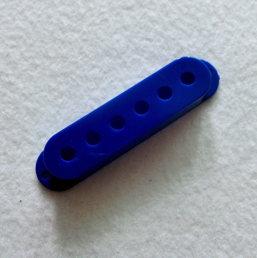 East Lilly Electric Guitar Accessories ST Dark Blue Single Coil Pickup lid 52mm Set of SQ replacement Upgrade shell