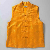 Ciyuan original high-end custom Nebula master custom silk electric vest vest Monk clothing Hanfu Tang clothing