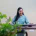 Ciyuan cotton và linen váy thêu chéo phía trước của phụ nữ phong cách Trung Quốc váy dài zen trà quần áo dày nghệ thuật 30812 - Váy dài