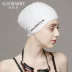 bảo vệ tai không thấm nước trong gió silicone mũ bơi nữ tóc dài kích thước lớn không đầu unisex người lớn suối nước nóng mũ bơi - Mũ bơi