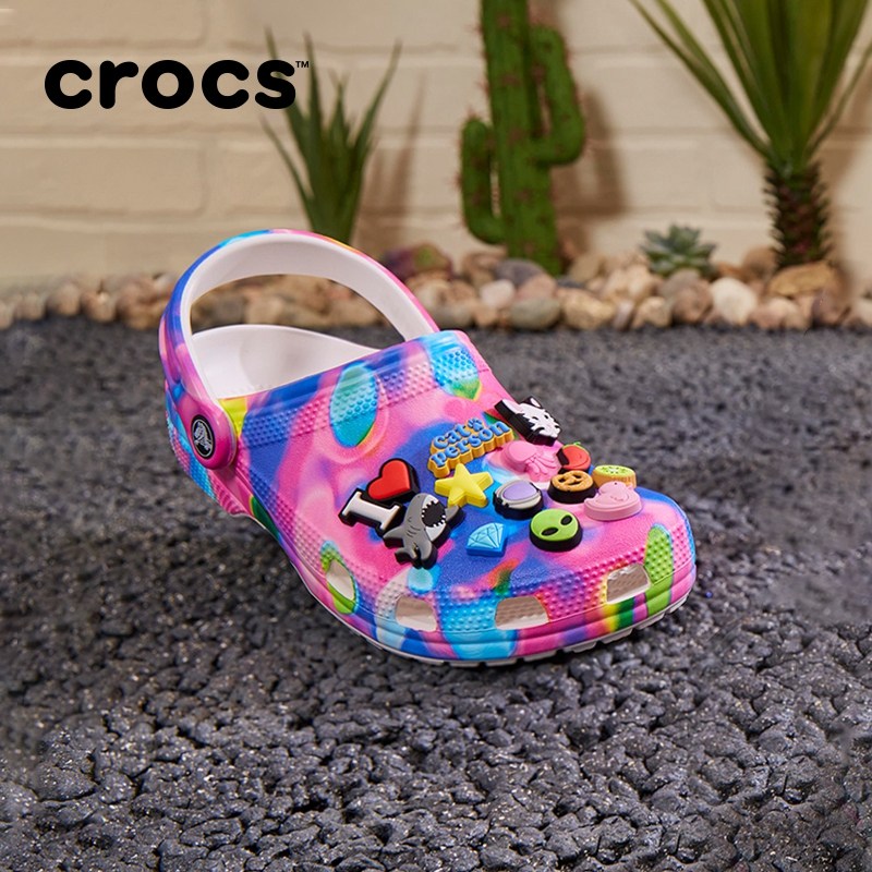 Crocs 卡骆驰 欧阳娜娜同款 极光炫彩洞洞鞋*2双 天猫优惠券折后¥158包邮 4色可选 88VIP会员还可95折