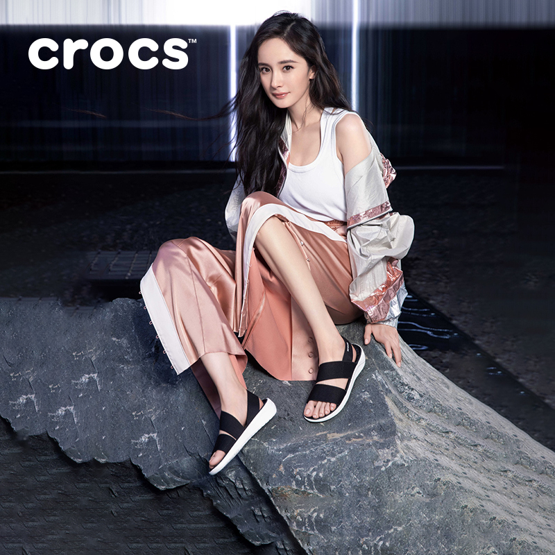 杨幂同款，Crocs 卡骆驰 2020新款 女士舒展凉鞋