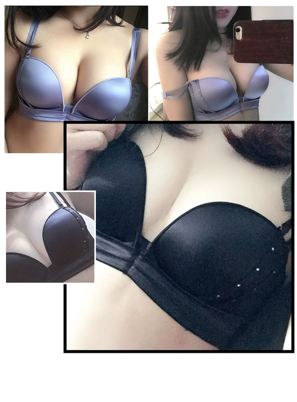 Sexy phi thép vòng không lưng áo ngực đẹp tập hợp ngực nhỏ dây đeo chéo vai áo lót cô gái liền mạch điều chỉnh - Cộng với kích thước Bras