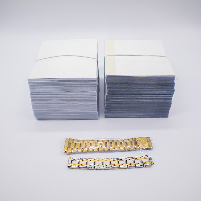 Bag strap film pvc jewelry square watch accessories Electrostatic white film Tuoma Songzi protection watch repair tool