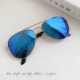 Неоновые синие солнцезащитные очки