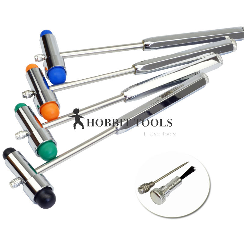 Medical percussion hammer stainless steel with needle medical hammer percussion hammer stainless steel percussion hammer