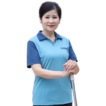 Property cleaning work clothes short-sleeved T-shirt hotel guest room hospital aunt waiter customized suit summer