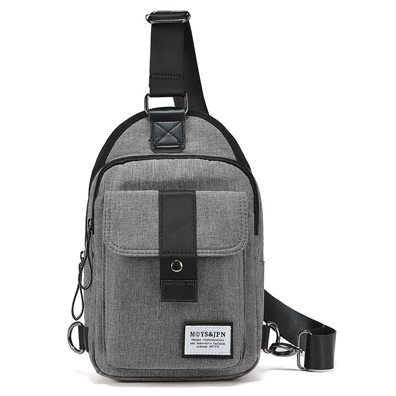 Small satchel male chest bag minimalist light sport inclined shoulder backpack men's purse strings single shoulder sloped satchel women-Taobao