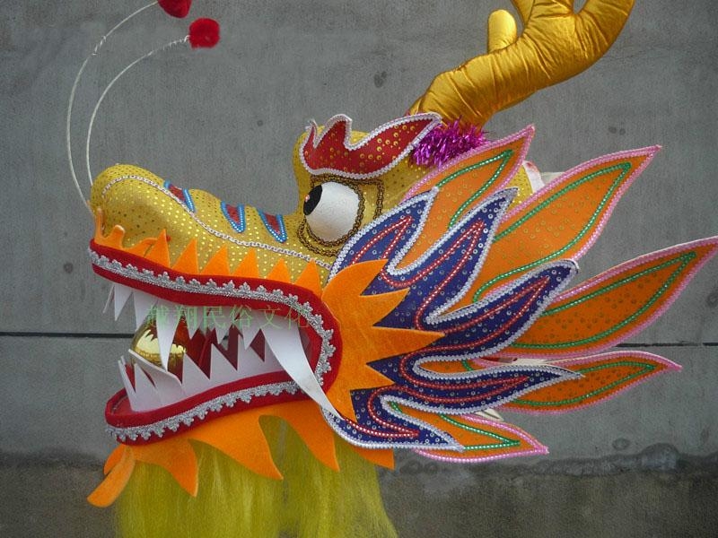 Dragon dance lion dance props Dragon Tail Dragon Boat Festival Supermarket shelf display decoration supplies Dragon Boat modeling display