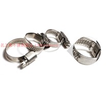 201 stainless steel German type throat hoop pipe clamp buckle water pipe lock clamp hoop stuffy hole hoop 14-300mm