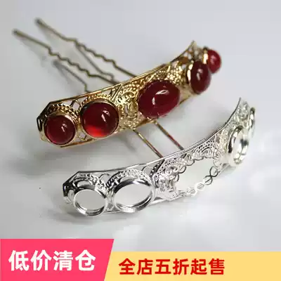diy handmade material ancient style shake Hanfu hairpin jewelry accessories brass hairpin top hairpin