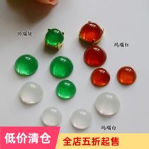 Hand-made ancient hair hairpin headgear diy hairpin accessories imitation agate ring face D6