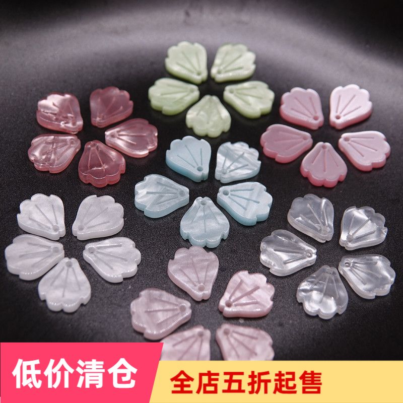 DIY ornament accessories handmade with ancient wind head decoration hair Hairpin material imitation seashells acetate peony petals HL148