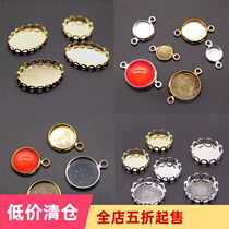 diy handmade material antique jewelry Hanfu step hairpin necklace accessories ring noodle support gem support
