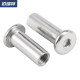 304 stainless steel plywood edge locking nut furniture screw butt hexagon socket nut M3-M10