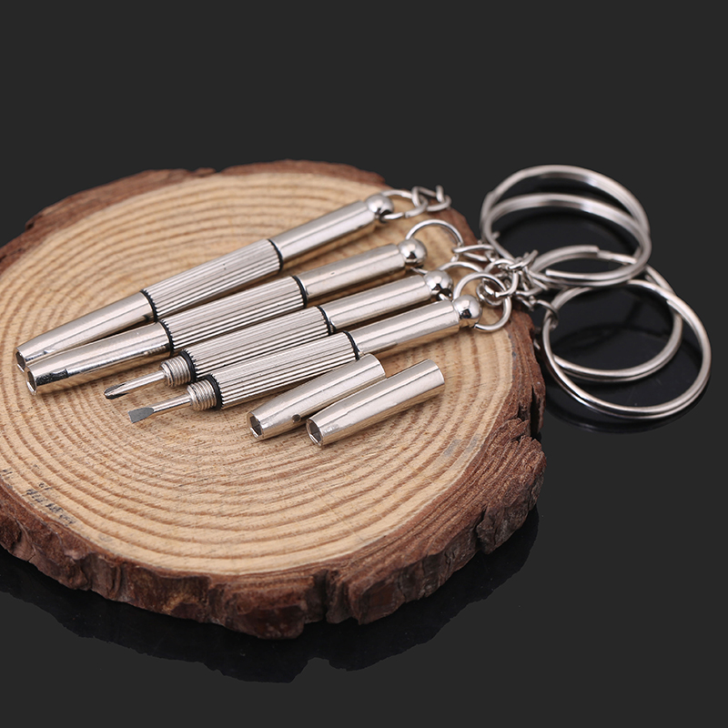 Multi-function three-in-one glasses small screwdriver repair tool portable multi-function cross-word screwdriver