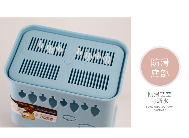 Bếp để bàn kẹo màu 4 lưới rỗng đũa lồng bếp sáng tạo đũa đũa dao kéo cống lưu trữ đũa giá - Đồ ăn tối bộ bát đĩa hàn quốc