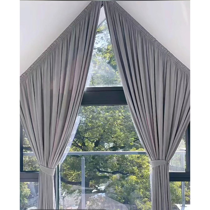 Pointed Roof, Sloping Roof, Triangular Arc-Shaped Guesthouse Window, Tent, Loft, Arched Skylight, Curved Special-Shaped Curtain Finished Product Pointed Roof, Sloping Roof, Triangular Arc-Shaped Guesthouse Window, Tent, Loft, Arched Skylight, Curved Special-Shaped Curtain Finished Product
