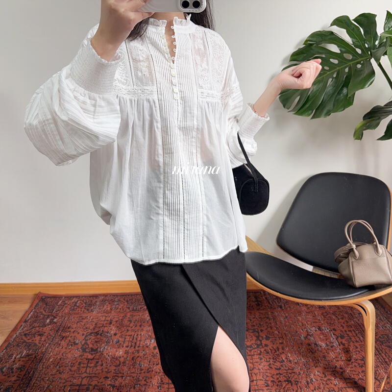 Heavy Industry Series 26 Spring/Summer Indian Cotton Embroidered Fairy-Like Shirt