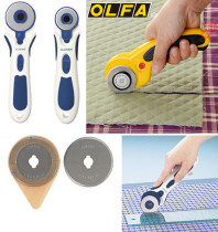 Japan (OLFA protective wheel knife MM with labor-saving durable wheel knife) cola wheel Knife rotary pad cutter