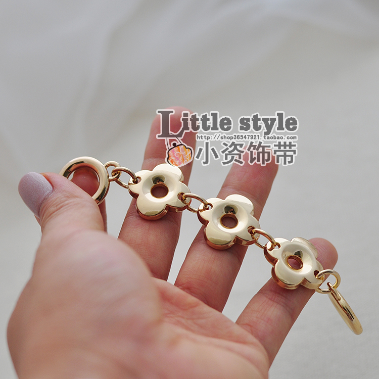 Q sản phẩm mới DIY handmade túi phụ kiện phần cứng túi giày trang trí phần cứng chuỗi hoa giày khóa hành lý phụ kiện X - Phụ kiện hành lý dây đeo túi xách bằng da