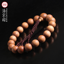 Panjiayuan Submerged Material Laoshan Sandalwood Eighteen Sons Hand-held Hand-woven Rope Shipped within 1 week