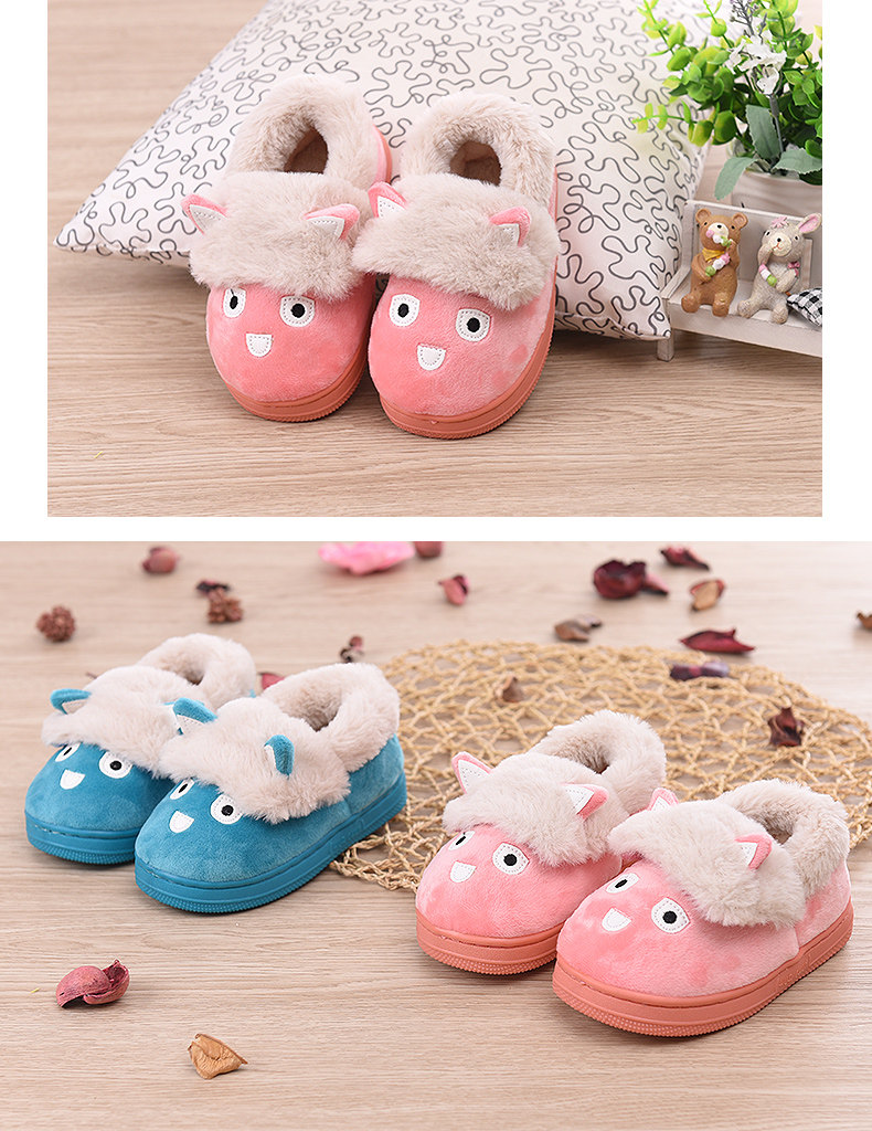 Pantoufles enfants en suède CHEERFUL MARIO pour hiver - semelle tendon - Ref 986623 Image 18